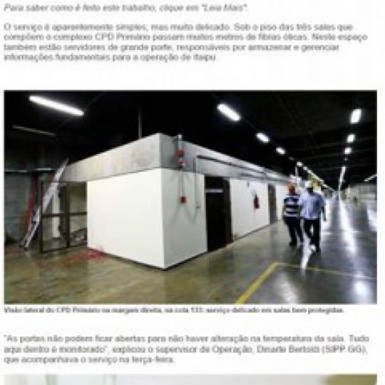 A EverSys é notícia em artigo do Jornal Eletrônico da Itaipú